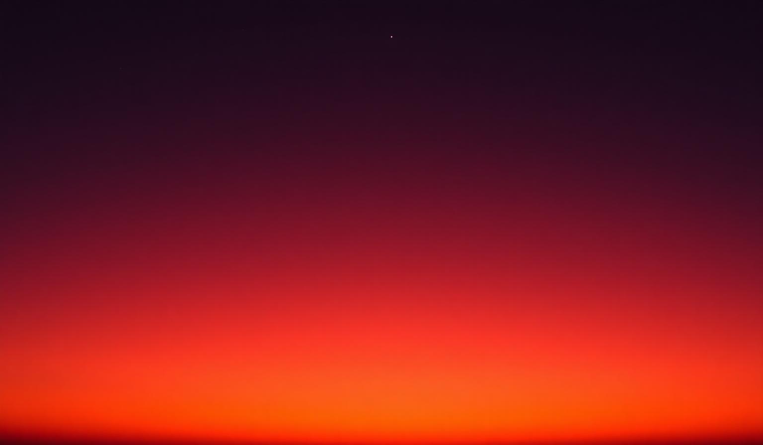 Dusk settling over a still horizon
